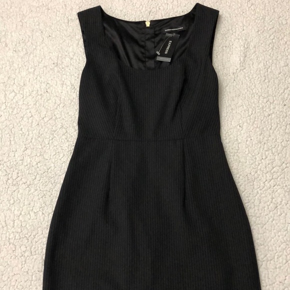 Express Dresses Vintage 9s Express Womens Pinstripe Dress Poshmark